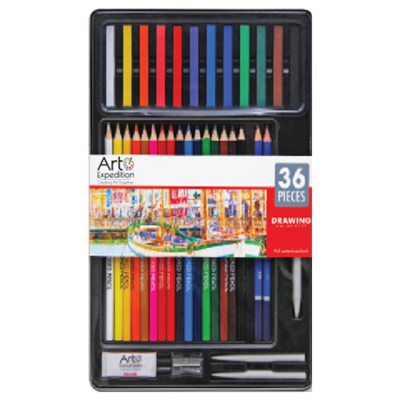Drawing Set in tin box