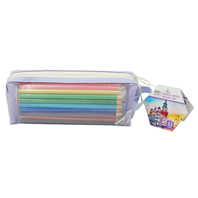 Mesh Pencil Pouch Set