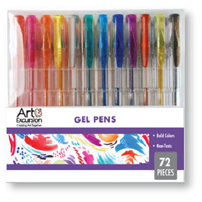 72 pc. Gel Pens