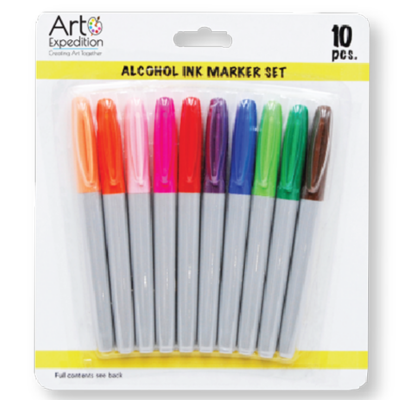 10 Pc. Alcohol Ink Marker Set