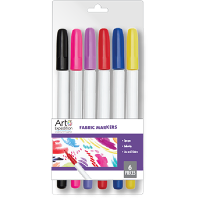 6 Pc. Fabric Markers