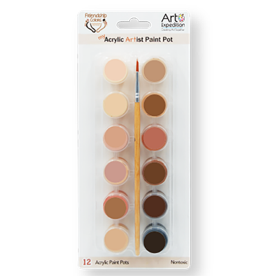 Friendship Colors Acrylic Paint Pots