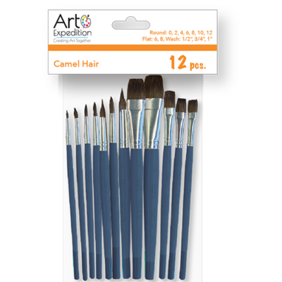Camel Hair 12 pc. Brush Set