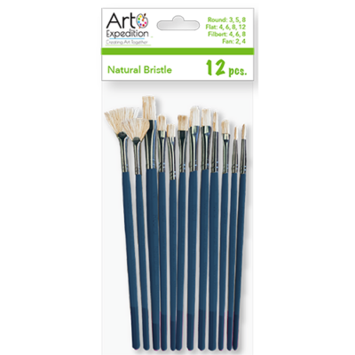 Natural Bristle Brush Set