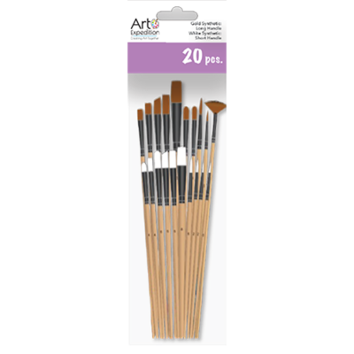Assorted Synthetic Brush Set