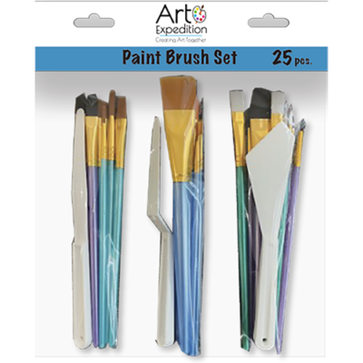 Assorted Brush and Palette Knife Set