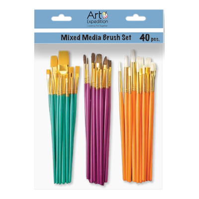 Assorted Mixed Media Brush Set