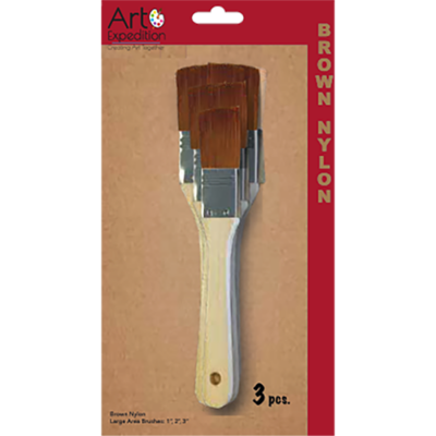 Brown Nylon Large Area Brushes