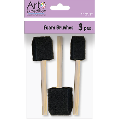 Assorted Foam Brushes