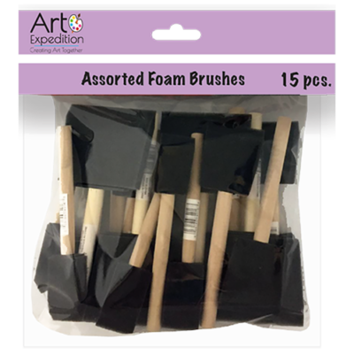 Assorted Foam Brushes