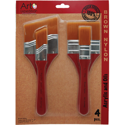 Brown Nylon Large Area Brushes