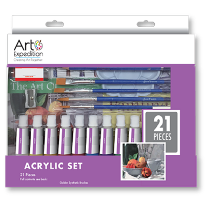 21 pc. Acrylic Set