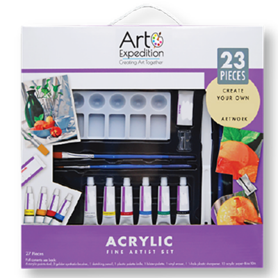 23 pc. Acrylic Paper Box Set