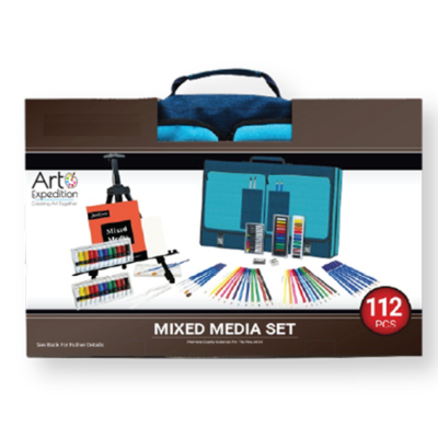 112 Pc. Mixed Media Tote Set