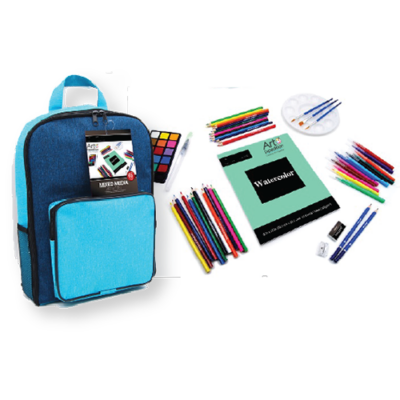 Mixed Media Backpack Set