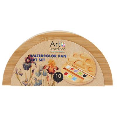 Bamboo Watercolor Pan Set