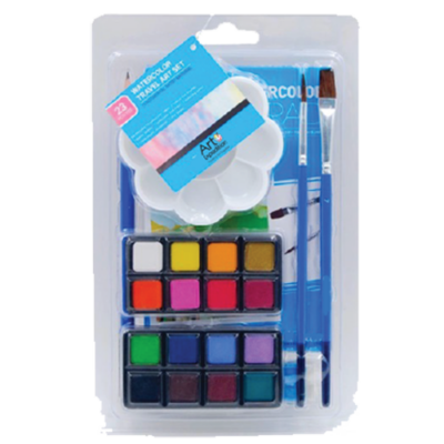 23 pc. Watercolor Travel Set