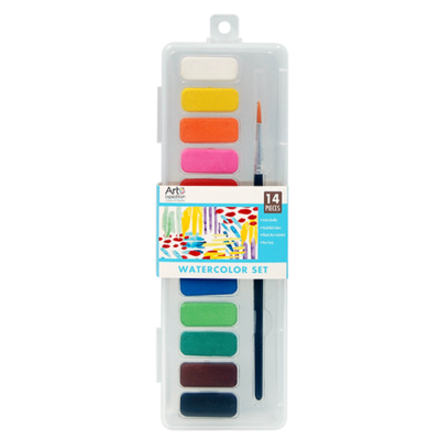 14 Pc. Watercolor Set