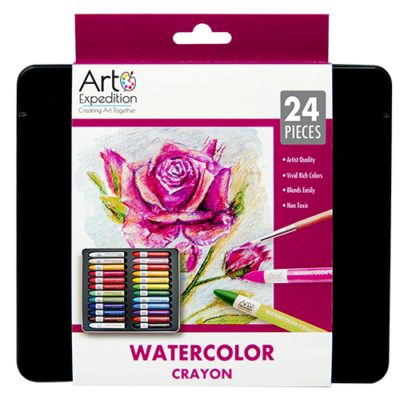 24 pc. Watercolor Crayon Set