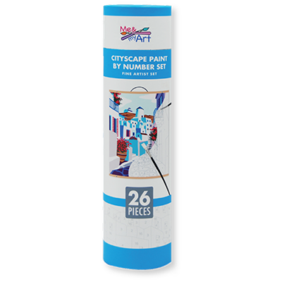 Kids Cityscape Paint By Number Set