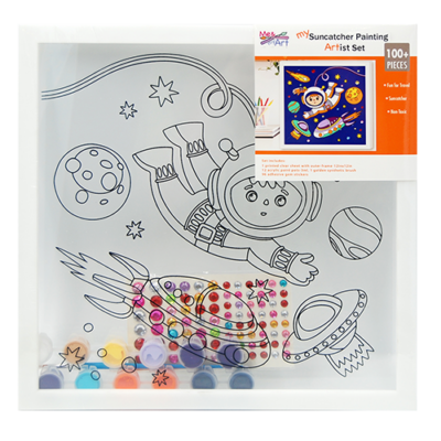 Me & My Art Suncatcher & Paint Set