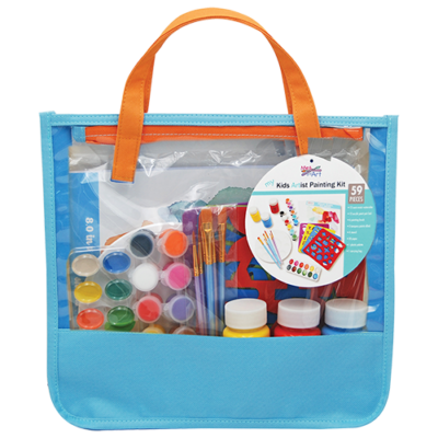 Kids Painting Tote Bag Set