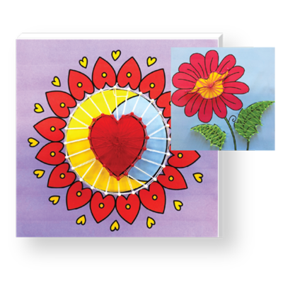 Flowers Paint & String Kit