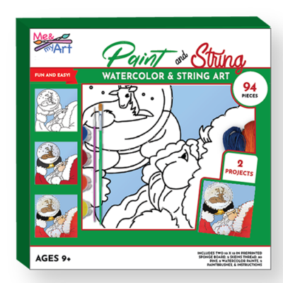 Santa Globe Paint & String Kit