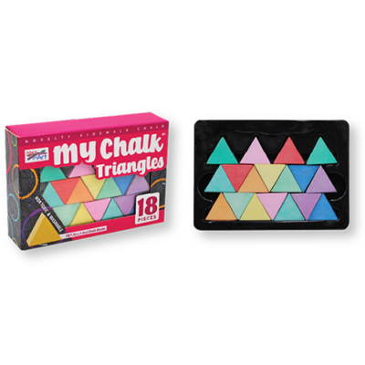 My Chalk Triangle Blocks