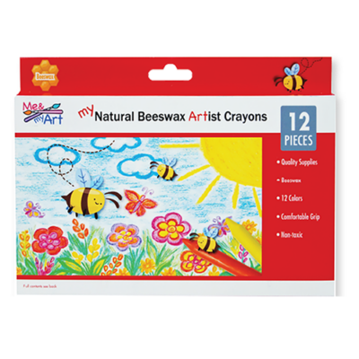 Natural Beeswax Crayons 12 Piece Set