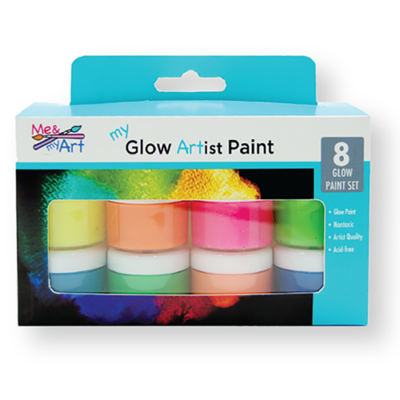 Kids Glow Paint Jars