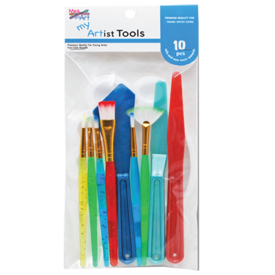 Kids Assorted Brushes and Accessories Set