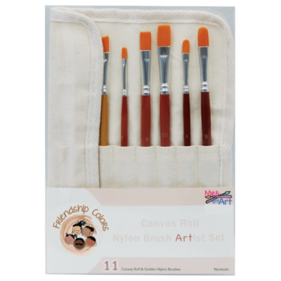 11 pc. Friendship Colors Brush Roll