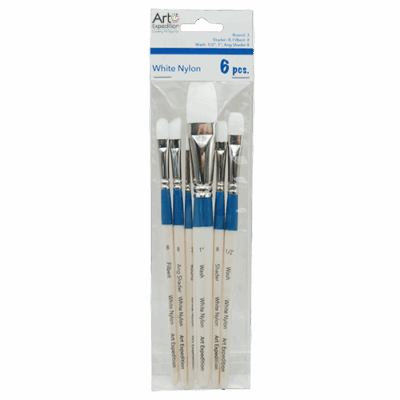 White Nylon 6 pc. Set