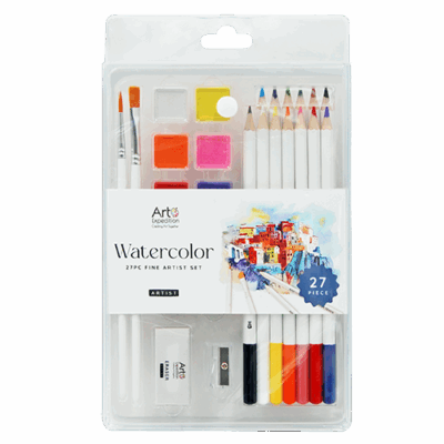 27PC Watercolor Set