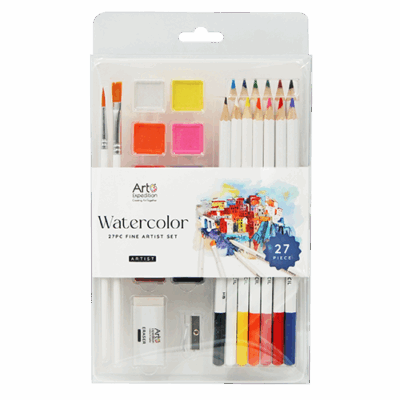 27PC Watercolor Set
