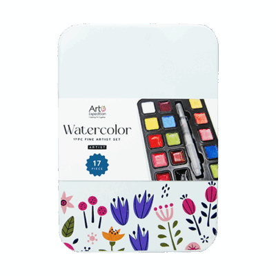 17PC Watercolor Set