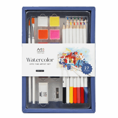 27PC Watercolor Set