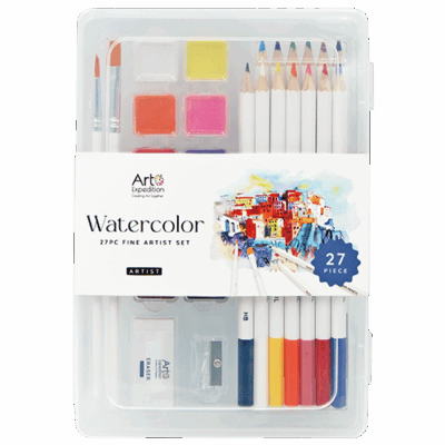 27PC Watercolor Set