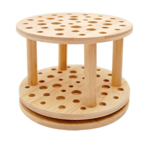 Bamboo Brush Holder (Contains NO Brushes)