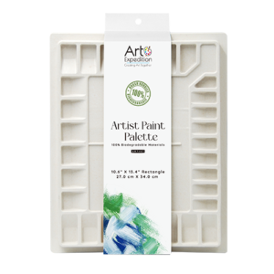 32-Well Artist Palette ECO-Friendly, Biodegradable