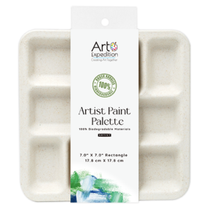 8-Well Artist Palette ECO-Friendly, Biodegradable