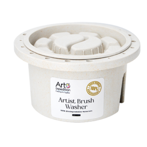 Artist Brush Washer. ECO-Friendly, Biodegradable Materials.