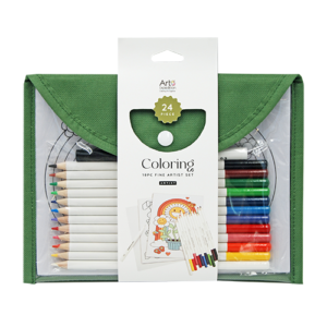 14PC coloring Set in Snap Pouch