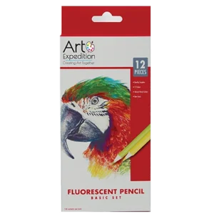 Fluorescent Assortment Colored Pencils