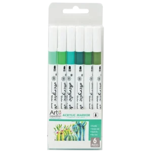 Acrylic Marker Set 6 pc. Forest Colors