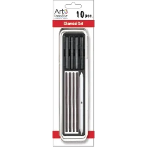 10 Pc. Charcoal Tin