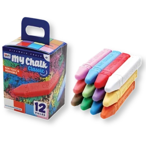 12 pc. My Chalk Classic Sidewalk Chalk