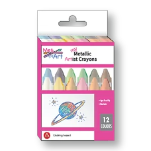 12 pc. Metallic Crayons
