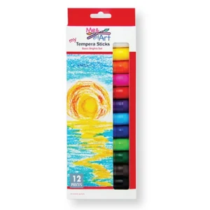 12 pc. Tempera Sticks Basic Brights